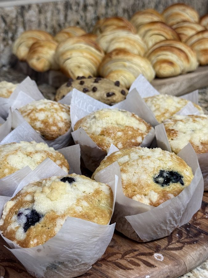 Sourdough Blueberry Muffins